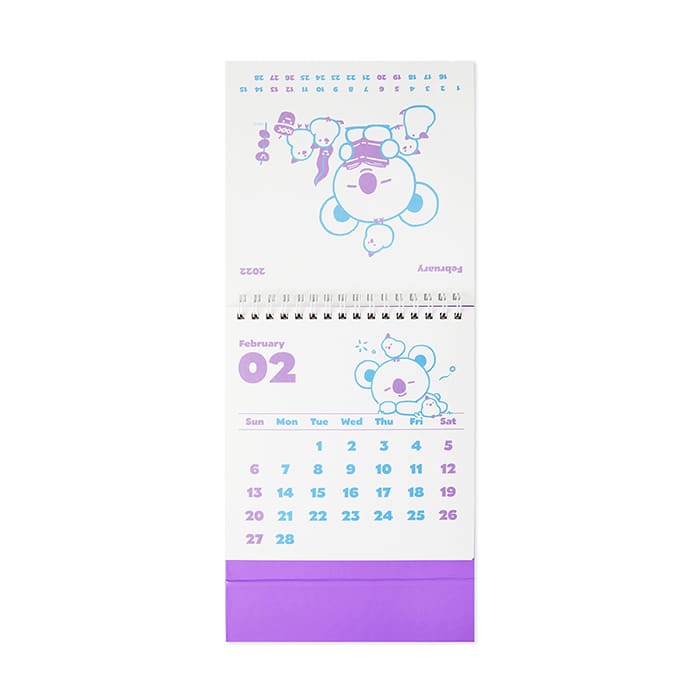 [LINE X BT21] BT21 2022 Desktop Calendar