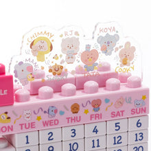 [BT21 JAPAN] Official BT21 Baby My Little Buddy Block Calendar