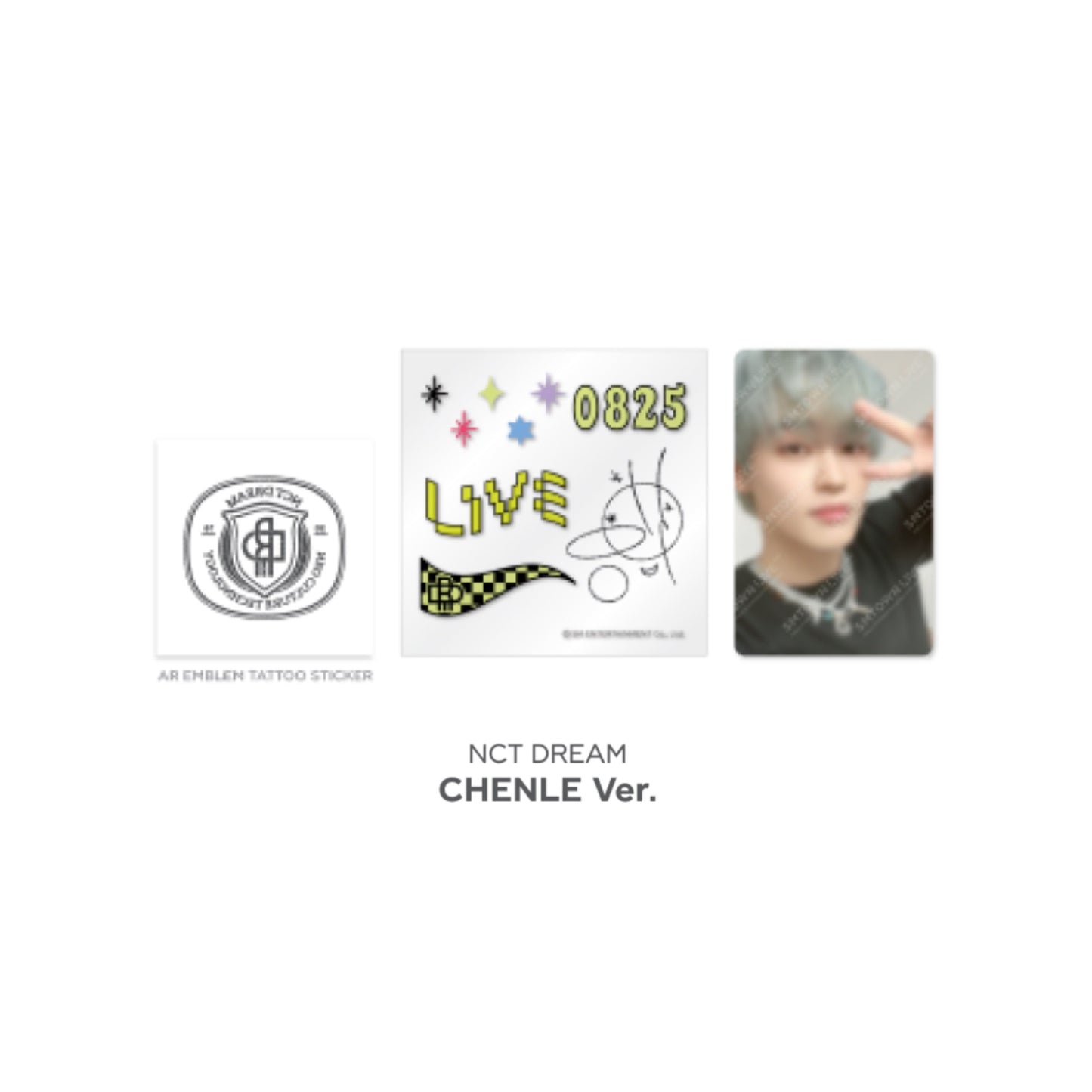 Beyond LIVE SMTOWN LIVE 2022 : AR TATTOO Sticker + Photo Card Set