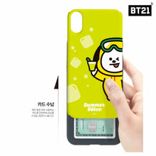 [LINE X BT21] Summer Dolce Guard Up Case (Mirror + Card) for iPhone and Samsung