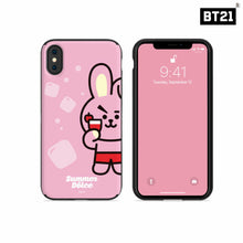 [LINE X BT21] Summer Dolce Guard Up Case (Mirror + Card) for iPhone and Samsung