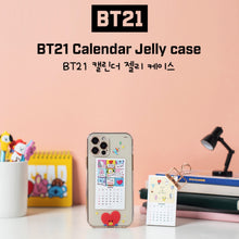 [LINE X BT21] Calendar Jelly Case (for iPhone)