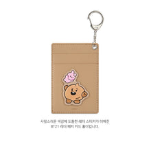 [LINE X BT21] BT21 Baby My Little Buddy Leather Patch Card Holder