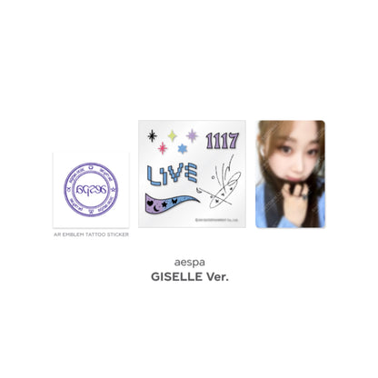 Beyond LIVE SMTOWN LIVE 2022 : AR TATTOO Sticker + Photo Card Set