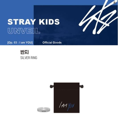 ★OFFICIAL★ STRAY KIDS Unveil [Op. 03 : I am YOU] Silver Ring
