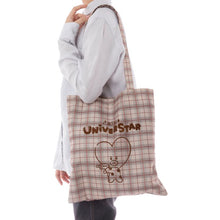[BT21 JAPAN] BT21 Glen Check Tote Bag & Pouch SET