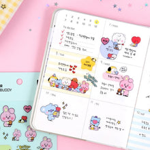 [LINE X BT21] Baby Clear Sticker Little Buddy 7SET