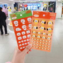 [LINE X BT21] Baby Paper Sticker 7Set