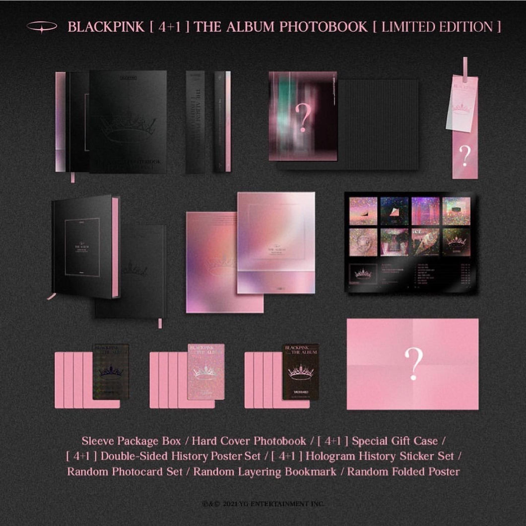 BLACKPINK [4+1] THE ALBUM Photobook Limited Edition  (Free Express Shipping)
