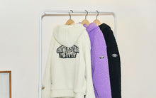 [LINE X BT21] Fleece Hooded Zip-up Jacket