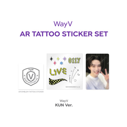 Beyond LIVE SMTOWN LIVE 2022 : AR TATTOO Sticker + Photo Card Set