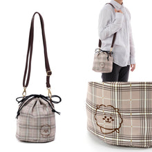[BT21 JAPAN] BT21 Drawstring Purse Pochette Glen Check