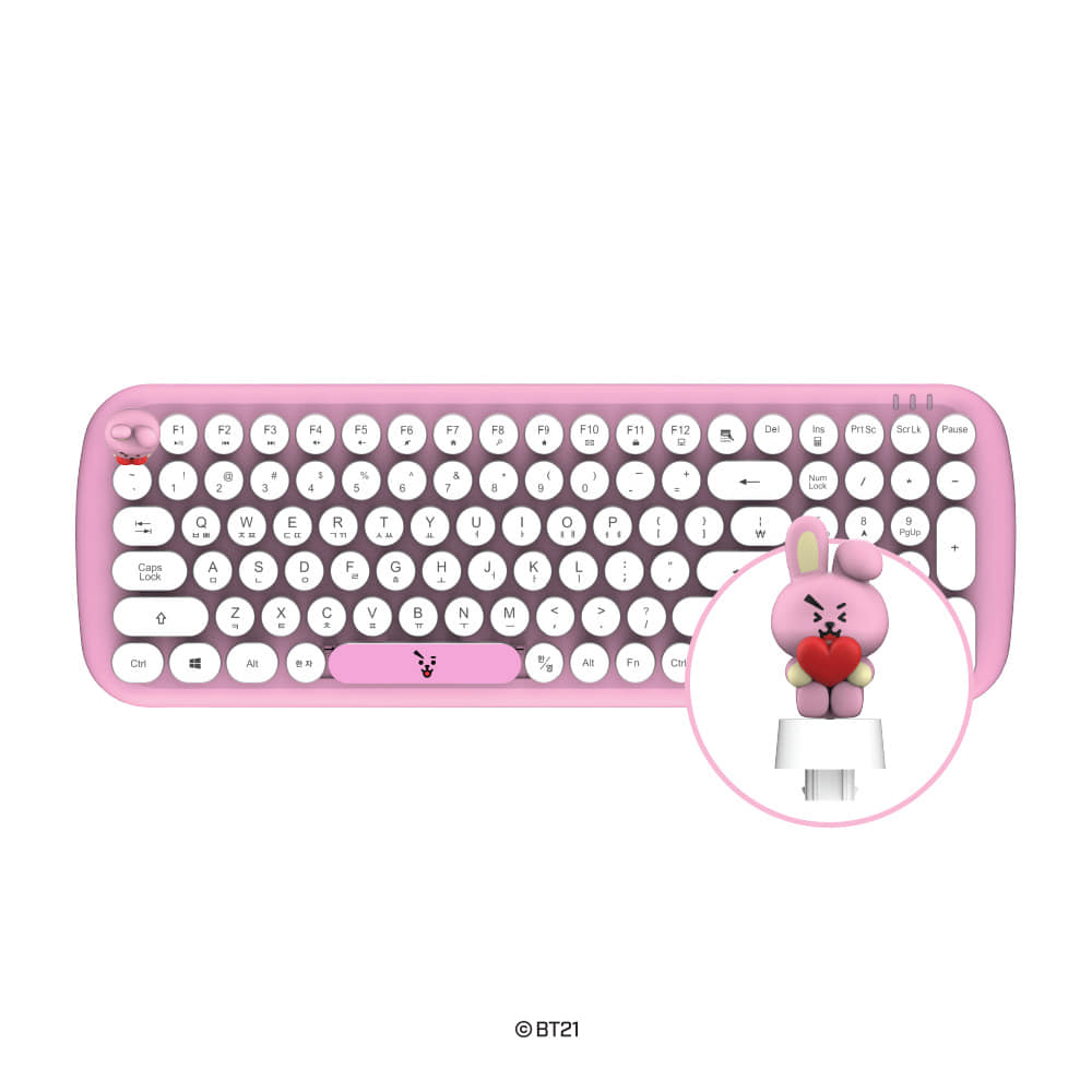 [LINE X BT21] Wireless Retro Keyboard