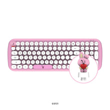 *ONLY USA* [LINE X BT21] Wireless Retro Keyboard (Free Shipping)