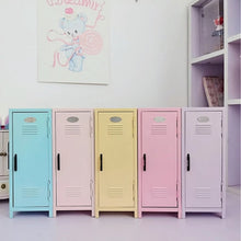 Cute Storage Mini Pink Locker for Desktop