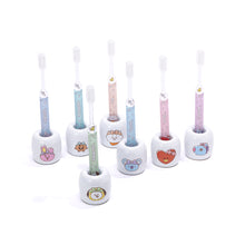 BT21 Japan Official Bath Time Set (Toothbrush + Stand + Hairband + Body Sponge)