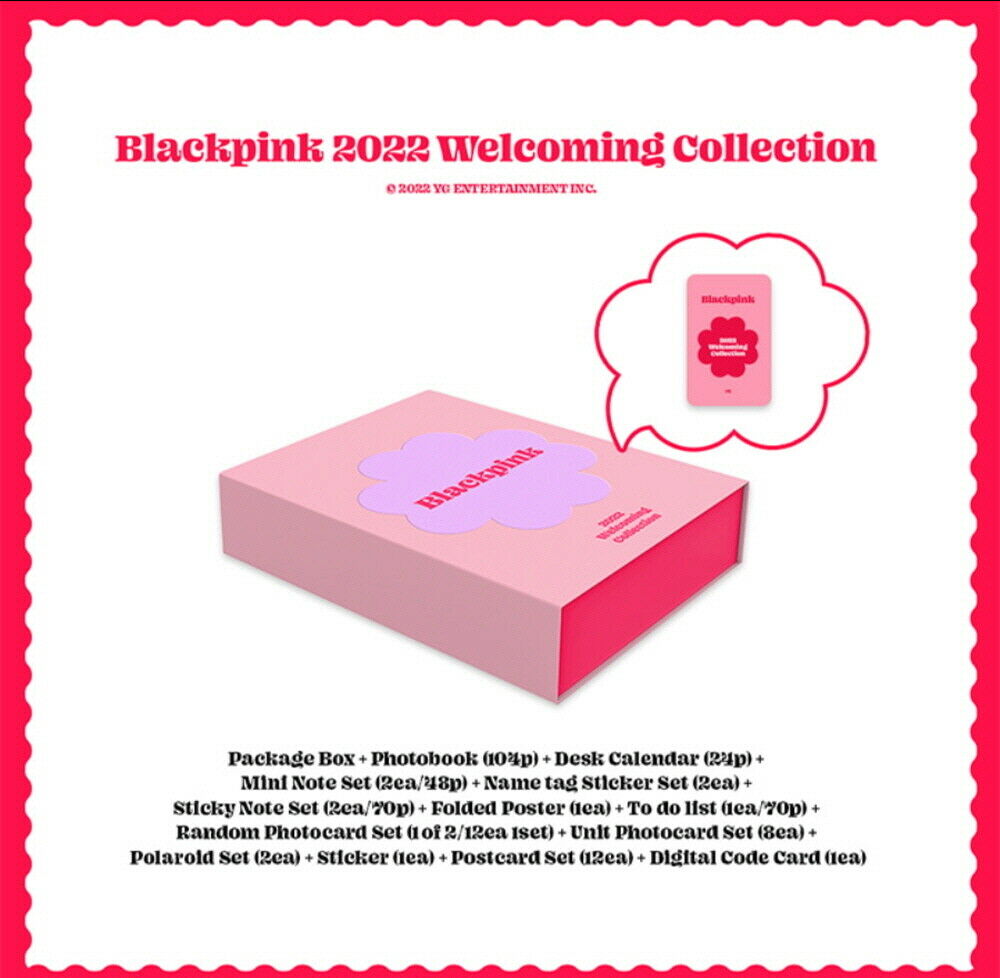 BLACKPINK - Welcoming Collection 2022 + Digital Code Card