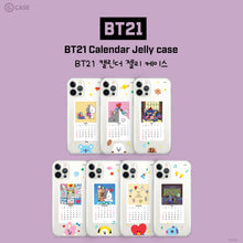 [LINE X BT21] Calendar Jelly Case (for iPhone)