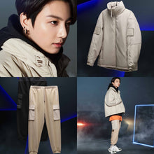 [FILA X BTS] Project 7: Short Padded Jacket (Beige)