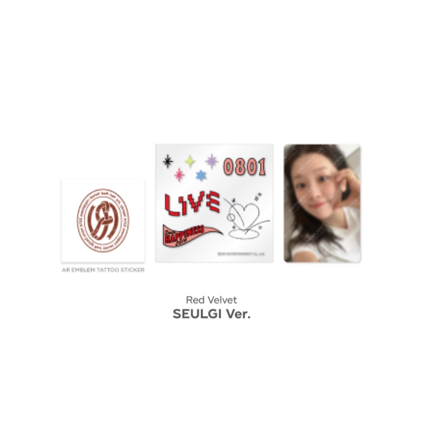 Beyond LIVE SMTOWN LIVE 2022 : AR TATTOO Sticker + Photo Card Set