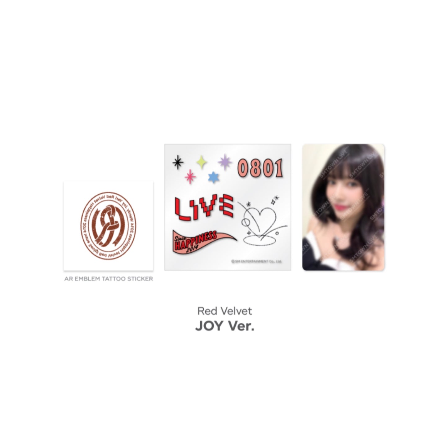 Beyond LIVE SMTOWN LIVE 2022 : AR TATTOO Sticker + Photo Card Set