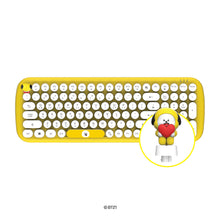 *ONLY USA* [LINE X BT21] Wireless Retro Keyboard (Free Shipping)