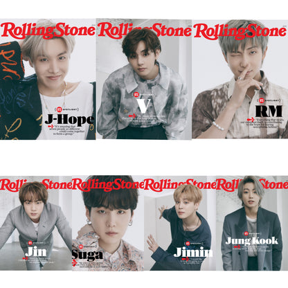 ROLLING STONE KOREA - BTS Member Cover Magazine + Photo Gift (Free Shipping)