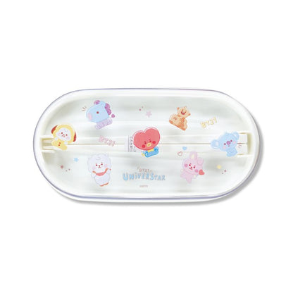 BT21 Baby JAPAN Two-Tier Lunch Box + Chopsticks Set