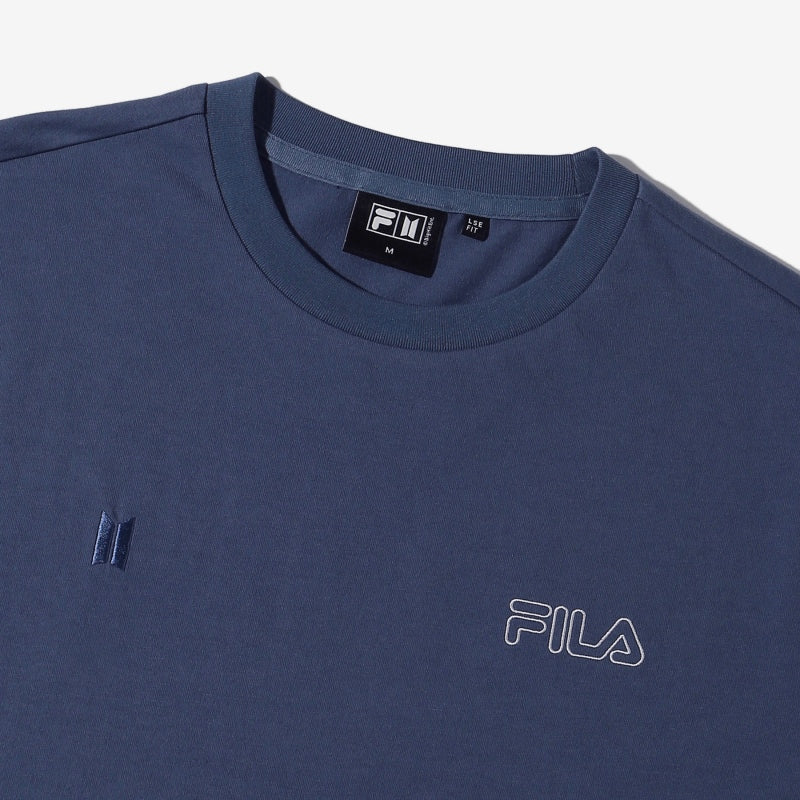 [FILA X BTS] NOW ON Collection - Lettering Shirt