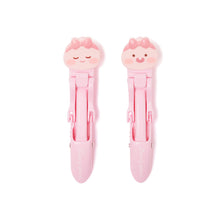 [KAKAO FRIENDS] Lovely Apeach Mini Hair Clips 2p