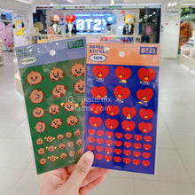 [LINE X BT21] Baby Paper Sticker 7Set