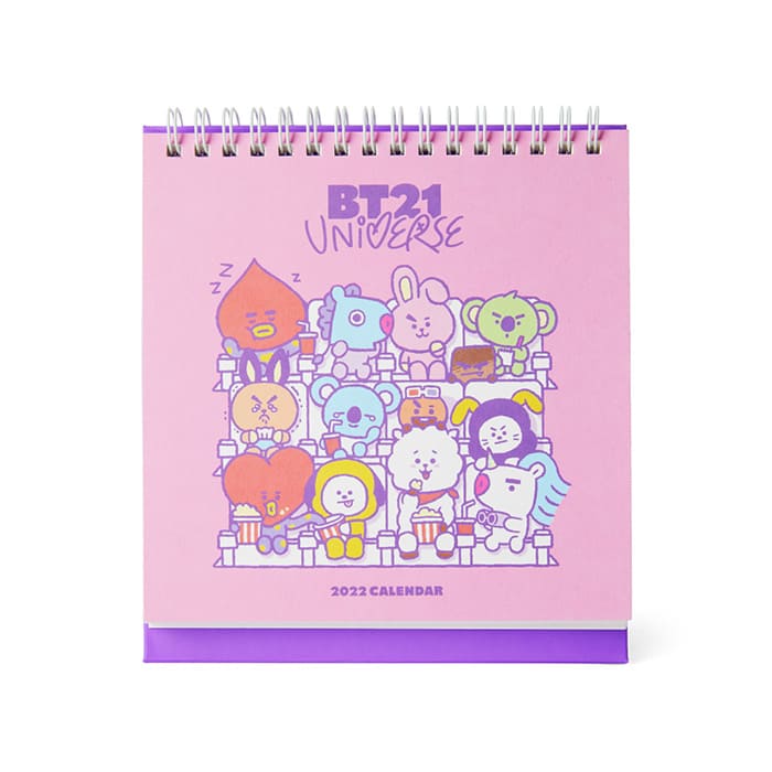 [LINE X BT21] BT21 2022 Desktop Calendar