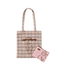 [BT21 JAPAN] BT21 Glen Check Tote Bag & Pouch SET