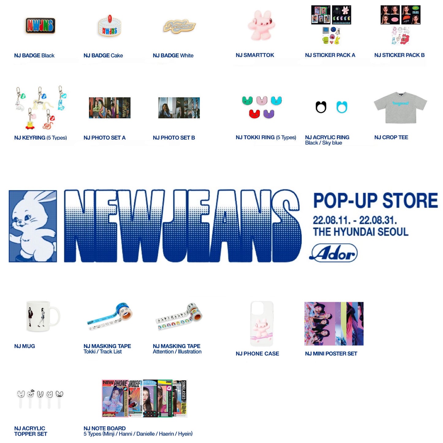 NEWJEANS POP-UP Store Official MD