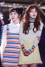 Seulgi's Style Colorful Sweater