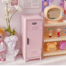 Cute Storage Mini Pink Locker for Desktop