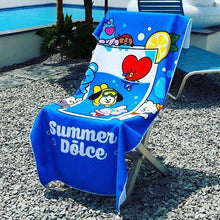 [LINE X BT21] Summer Beach Bath Towel