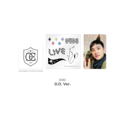 Beyond LIVE SMTOWN LIVE 2022 : AR TATTOO Sticker + Photo Card Set