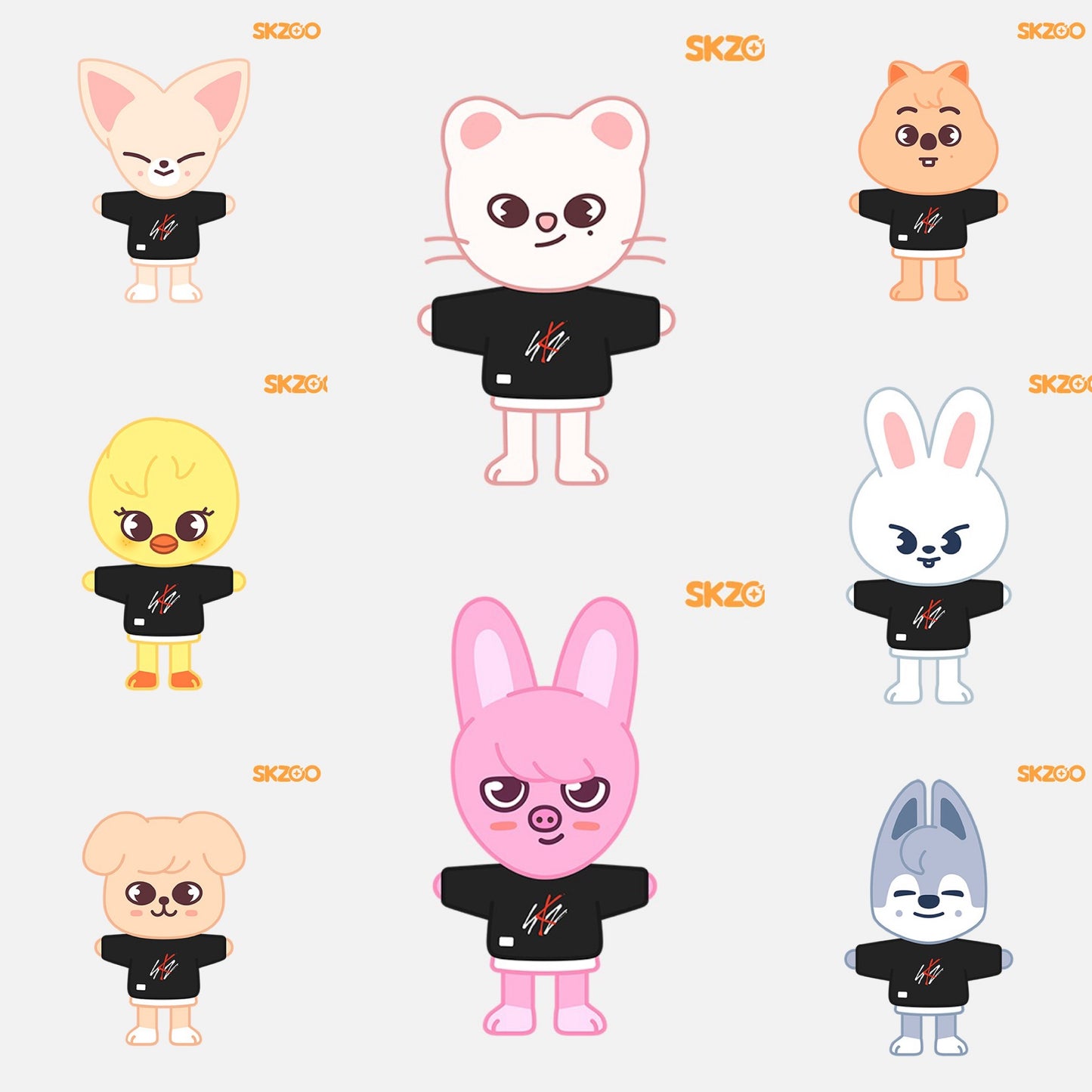 [JYP] STRAY KIDS - SKZOO Official Plush Doll