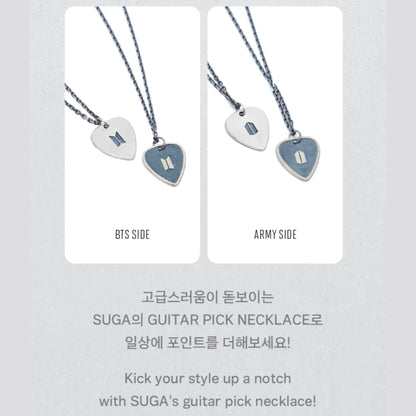 BTS Artist Made Collection - By BTS: SUGA (Guitar Pick Necklace)