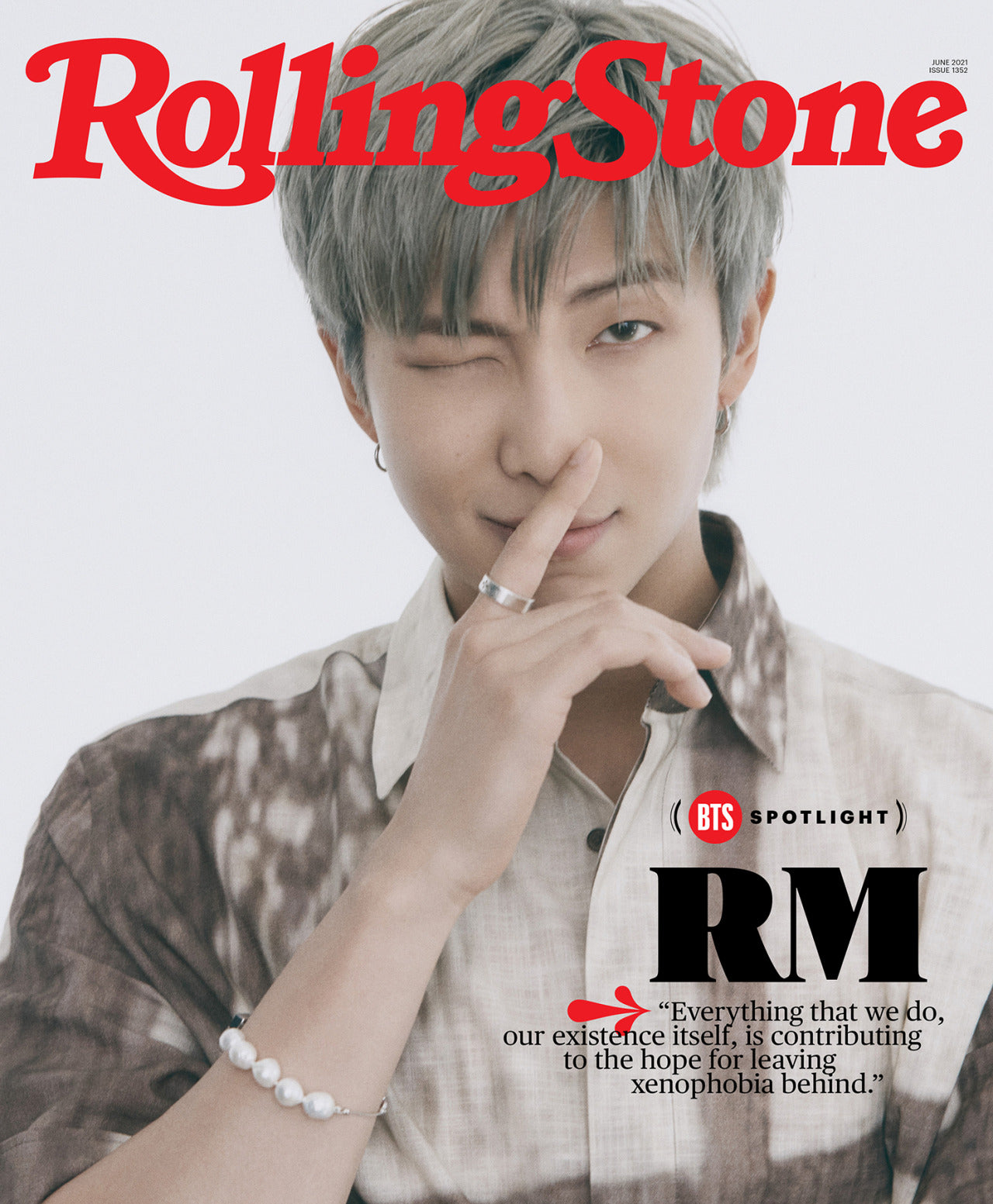 ROLLING STONE KOREA - BTS Member Cover Magazine + Photo Gift (Free Shipping)