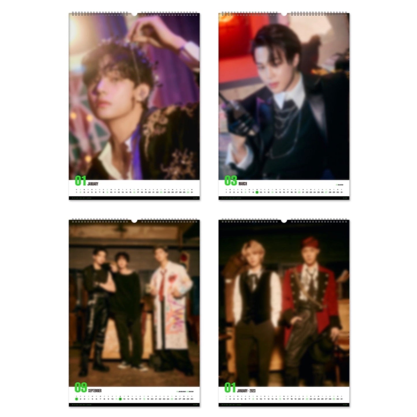 [HYBE] BTS Official 2022 Season's Greetings WALL CALENDAR