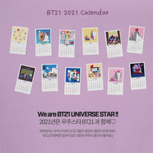 [LINE X BT21] Calendar Jelly Case (for iPhone)