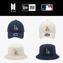 BTS x NEWERA MLB Collaboration Dynamite LA Dodgers Ball Cap & Bucket Hat