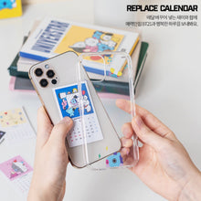 [LINE X BT21] Calendar Jelly Case (for iPhone)