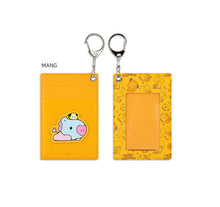 [LINE X BT21] BT21 Baby My Little Buddy Leather Patch Card Holder