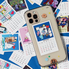 [LINE X BT21] Calendar Jelly Case (for iPhone)