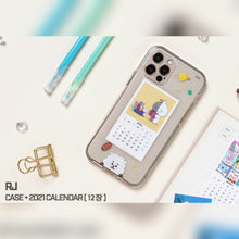 [LINE X BT21] Calendar Jelly Case (for iPhone)