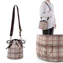 [BT21 JAPAN] BT21 Drawstring Purse Pochette Glen Check