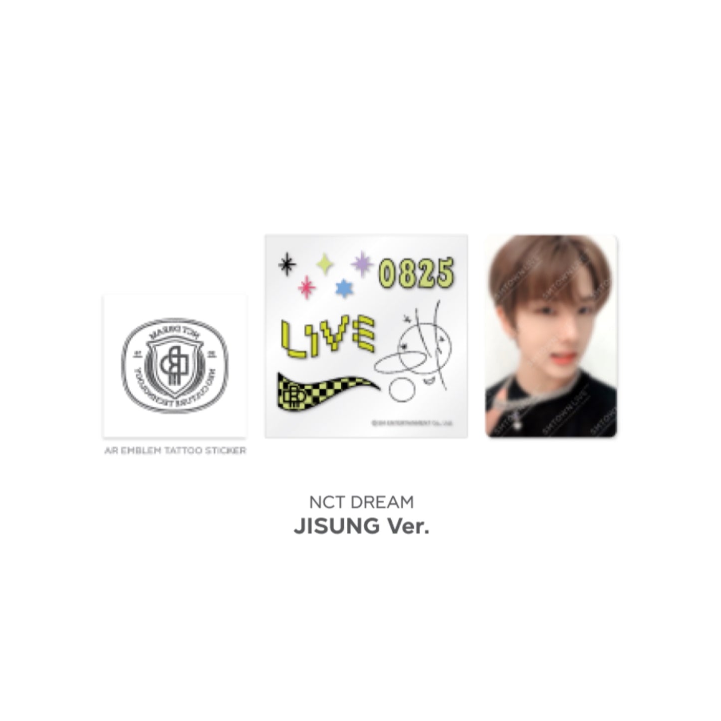 Beyond LIVE SMTOWN LIVE 2022 : AR TATTOO Sticker + Photo Card Set